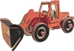 Dřevěné 3D puzzle Bagr