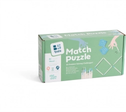 Dřevěný sirkový hlavolam – logická hra pro děti od 8 let