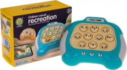 Interaktivní logická hra ve tvaru gamepadu pro děti – Modrá