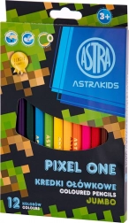 Pastelky ASTRA Pixel One jumbo 12 ks