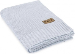 Dětská pletená deka MoMi Hug – šedá