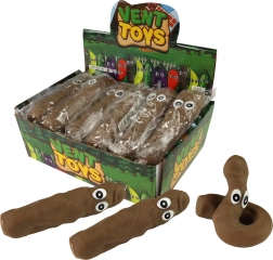 Natahovací antistresová hračka hovínko s očima