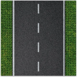 Designová podložka na stavění Rovná silnice 25,5 x 25,5 cm