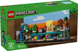 Lego minecraft minibiomy stavebnice pro vystavení