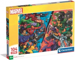 clementoni puzzle avengers vs. záporáci 104 dílků
