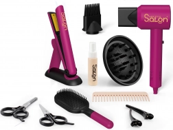Kosmetický set pro děti s fénem a žehličkou