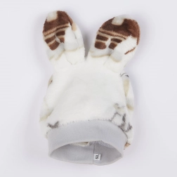 Kojenecká wellsoft čepička s oušky NEW BABY Eskimo