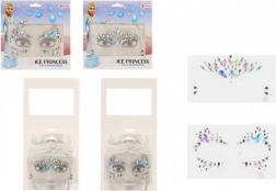 Obličejové diamanty Ledová princezna – nalepovací kamínky na obličej