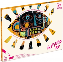 Djeco kreativní sada Brooklyn – street art plakáty a skicáky s fixami