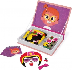 Magnetibook Zábavné obličeje pro dívky