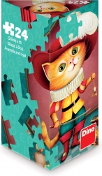 Dino puzzle Kocour v botách 24 dílků