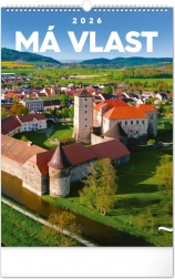 Nástěnný kalendář Má vlast 2026