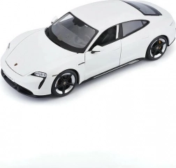 Welly Porsche Taycan Turbo S 1:24 krémový model auta