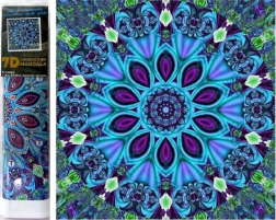 Diamantové malování 7D Magická mandala 30 × 30 cm