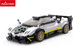 Stavebnice auta 1:28 PAGANI ZONDA R od Rastar, bílá