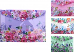 Složka s drukem 35 × 25 cm – kvítí