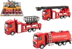 Hasičské auto s funkcí natažení