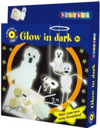 Svítící zažehlovací korálky Kostlivci a duchové 1100ks