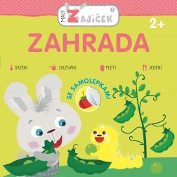 malý zajíček – zahrada (aktivní knížka se samolepkami) – Svojtka & Co.
