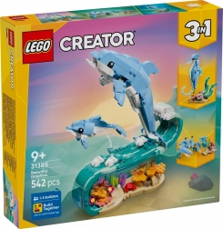 lego creator 3v1 mořská zvířata: nádherný delfín