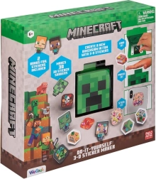 Minecraft 3D výrobník samolepek Creeper