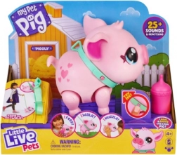 little live pets interaktivní prasátko piggly na vodítku