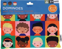 Petit Collage domino 2 v 1 pocity a čísla