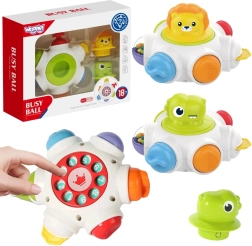 Woopie Kosmická Raketová Aktivní Kostka - Vzdělávací Smyslová Kostka 18m+