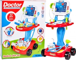 Mobilní lékařský set na baterie – modrý