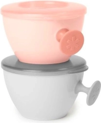 Sada misek Easy-Grab šedá/Soft Coral