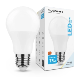 LED žárovka A60 11 W E27 1055 lm studená bílá – Modee Smart Lighting