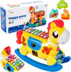 Houpací koník se sortérem a činely