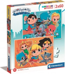 Puzzle DC Super Friends 2x60 dílků od Clementoni
