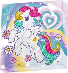 Diamantové malování My Little Pony – startovací sada 28 × 28 cm