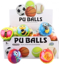 Molitanový míček s motivem hmyzu 7 cm