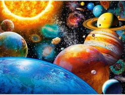 Sada na diamantové malování Sluneční soustava