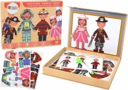 Magnetické puzzle s motivy kreslených postav