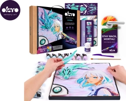 Okto manga motiv živlů Vítr výtvarný set 30 × 40 cm