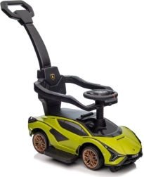 Odrážedlo s vodicí tyčí Lamborghini QLS-996T – Zelená