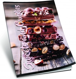 Školní sešit A4 linkovaný 40+2 listy – čokoláda