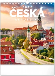 Nástěnný kalendář Česká republika 2026