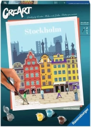 CreArt Malování podle čísel Stockholm