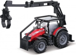 Kovový model traktoru MASSEY FERGUSON 8740S – lesní traktor 10 cm