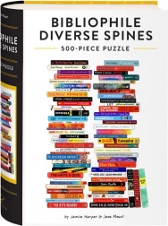 Chronicle Books puzzle Bibliophile: Diverse Spines 500 dílků