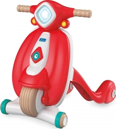 Chodítko a odrážedlo CLEMENTONI Baby Scooter Vespa – červené