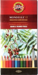 Akvarelové pastelky KOH-I-NOOR MONDELUZ, sada 12 kusů