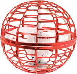 Létající koule s ovládáním gesty a LED světly – Červená