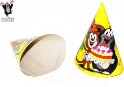 Párty čepička s motivem Krtek a jeho kamarádi