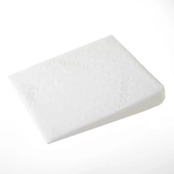 Kojenecký polštář – klín do kočárku NEW BABY Basic 30 × 37 cm, bílý