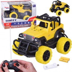 RC terénní auto 1:36 s LED, gumovými pneumatikami a dálkovým ovládáním